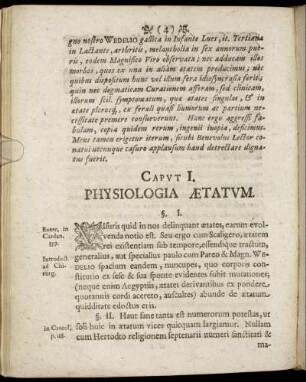 Caput I. Physiologia Ætatum.