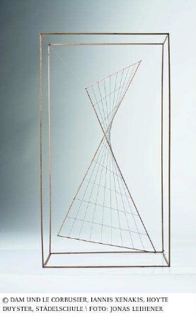 Philips-Pavillon, Weltausstellung Brüssel 1958 - Modell eines Gebäudeteils