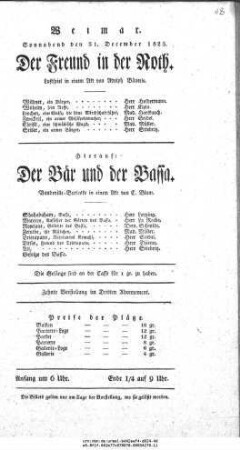 Der Bär und der Bassa