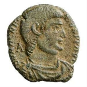 Münze, Aes 2, 352 n. Chr.
