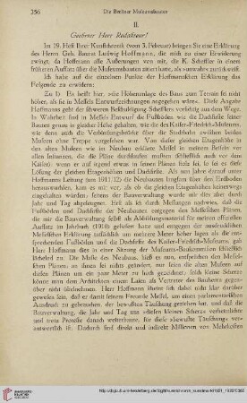Neue Folge 33 = Jahrgang 57: Die Berliner Museumsbauten, 2