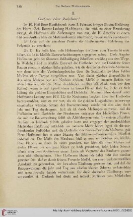 Neue Folge 33 = Jahrgang 57: Die Berliner Museumsbauten, 2
