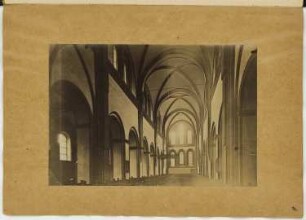 Klosterkirche, Lehnin: Innenansicht (aus: Skizzen- und Fotoalbum 9)