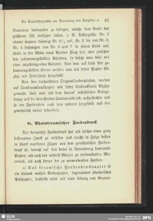 G. Photokeramischer Farbendruck.
