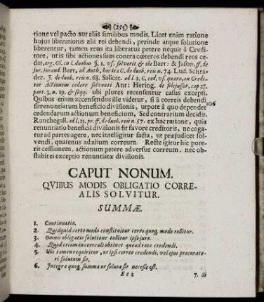 Caput Nonum. Quibus Modis Obligatio Correalis Solvitur.