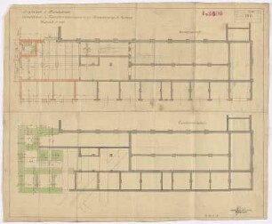 Schalthaus- und Transformatorenkammer-Erweiterung, 2. Ausbau, [Grundrisse]