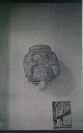 Uxmal, Palacio del Gobernador, Tenoned Head (UXM: Arc., PGOB)