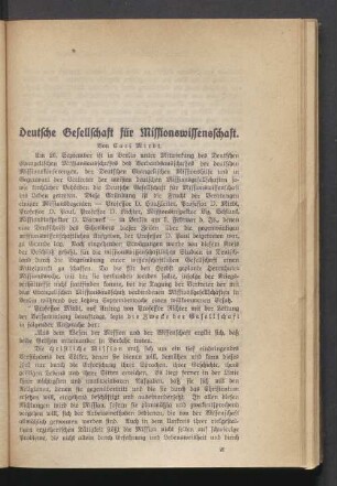 Deutsche Gesellschaft für Missionswissenschaft