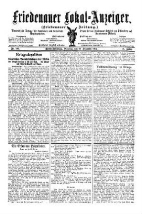 Nr. 303, 29.12.1914