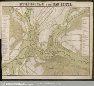 [Karte] Situationsplan vom Bad Elster
