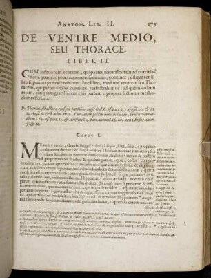 De Ventre Medio, Seu Thorace. Liber II.