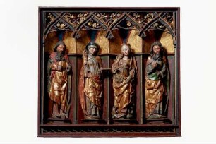 Altarschrein mit vier Figuren