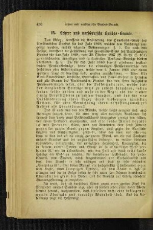 Lehrer und norddeutsche Bundes-Beamte