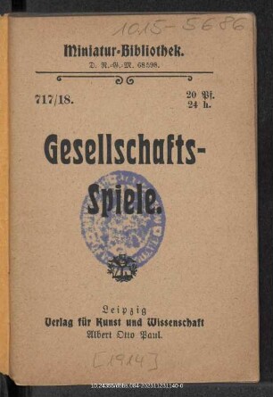 Gesellschafts-Spiele