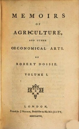 Memoirs of Agriculture