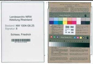 Entnazifizierung Friedrich Schiess , geb. 09.03.1908 (Feinmechaniker)