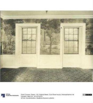 Salem, 142, Federal Street, Cook-Oliver House, Innenaufnahme mit Fenstern