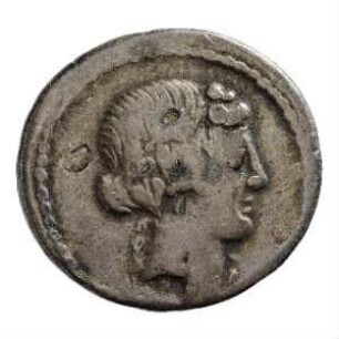 Münze, Denar, 42 v. Chr.