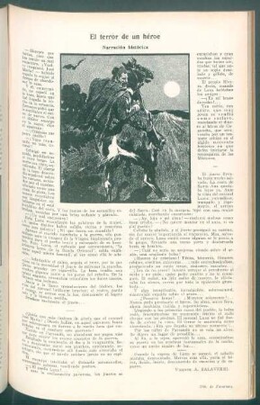 El terror de un héroe : Narración histórica