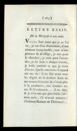Lettre XXXIV.
