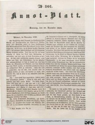 Nr. 101-104 (18. Dezember - 27. Dezember 1838)