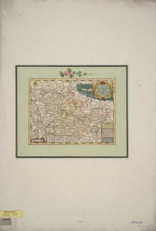 Karte von dem Fürstentum Glogau mit Beuthen, 1:600 000, Kupferstich, um 1745