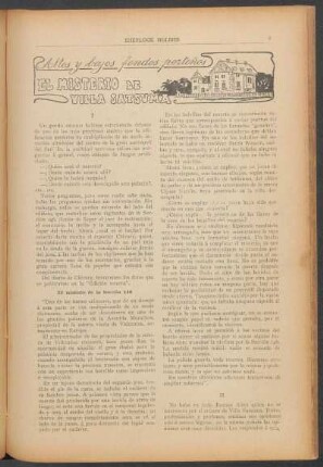 Altos y bajos fondos porteños - El misterio de Villa Satsuma