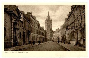 Der Krieg 1914/15 in Postkarten, 5. Reihe, Abt.: Frankreich; Inhalt: Douai und Umgebung: Nr. 49: Douai, Blick auf Rathausturm
