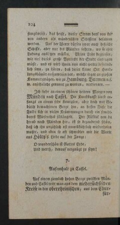 [7. Cassel - 12. Maynz]