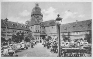 Leipzig um 1800: Hof der Pleißenburg [Intern. Baufachausstellung mit Sonderausstellungen Leipzig 1913 : Offizielle Postkarte68]