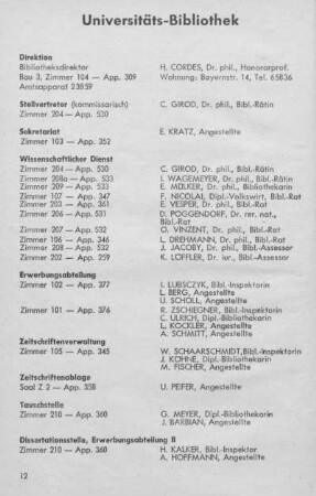 Universitäts-Bibliothek