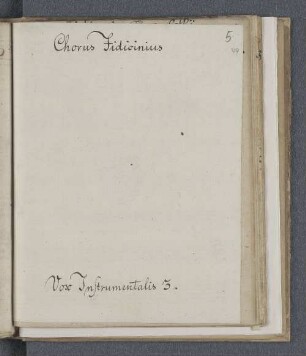 Vox Instrumentalis 3.