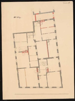Mietshaus Königstraße 34, Berlin: Grundriss