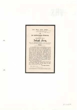 Krey, Joseph