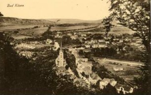 Bad Kösen. Blick auf Bad Kösen