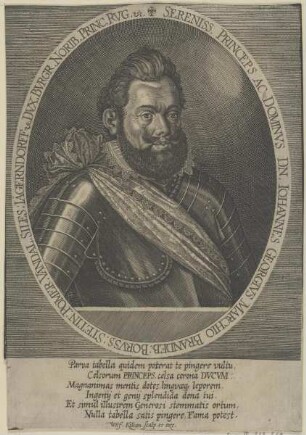 Bildnis des Iohannes Georgivs Marchio Brandeb.