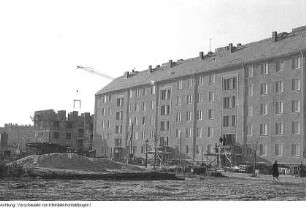 Dresden, Striesen. Bau, Oktober 1956 - Dezember 1957