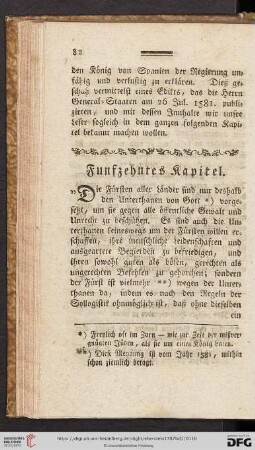 Funfzehntes Kapitel