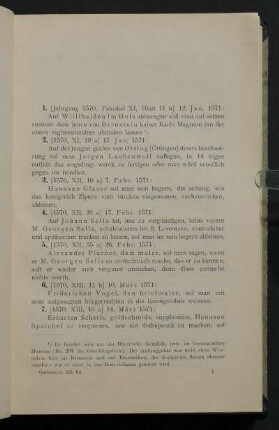 [Ratsverlässe, numeriert: 1. ( 1571) - 3070. (1633)]