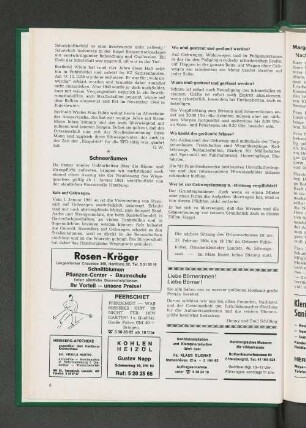 Die nächste Sitzung des Ortsausschusses