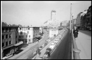 Lausanne: Rampe am Grand Pont