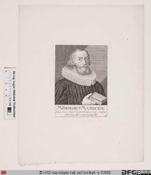 Bildnis Benedict Mauricius