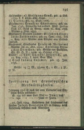 Fortsetzung der chronologischen Merkwürdigkeiten