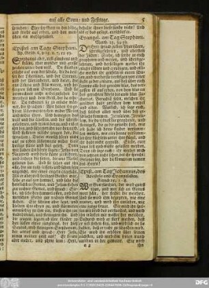 Epist. am Tag Johannis, des Apostels und Evangelisten. Sirach 15, 1-8.