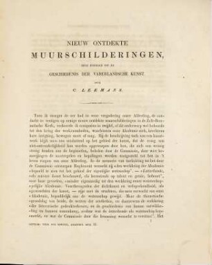 Nieuw ontdekte muurschilderingen, eene bijdrage tot de geschiedenis der vaderlandsche kunst