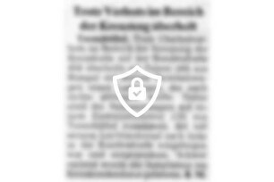 Trotz des Verbots im Bereich der Kreuzung überholt