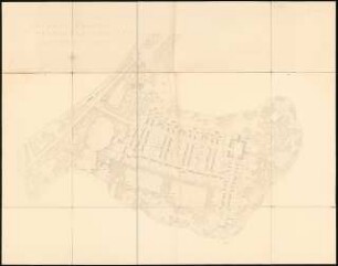 Siedlung für Kriegsbeschädigte Schinkelwettbewerb 1945: Lageplan 1:1000
