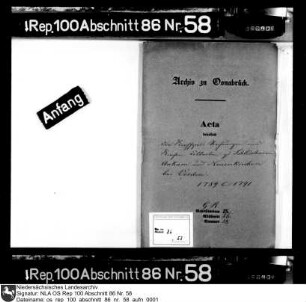 Kirchspiels-Rechnungen und Kirchen-Kollekten zu Schledehausen, Ankum und Neuenkirchen/Vörden