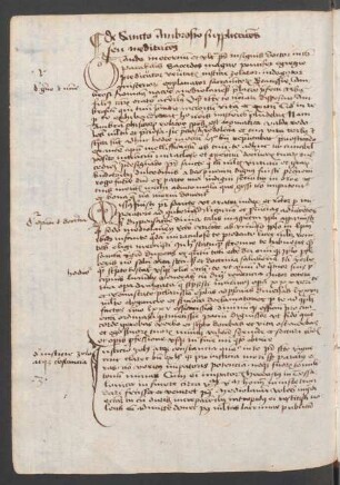 De sancto Ambrosio