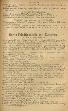 Berlin-Friedrichsfelde mit Karlshorst